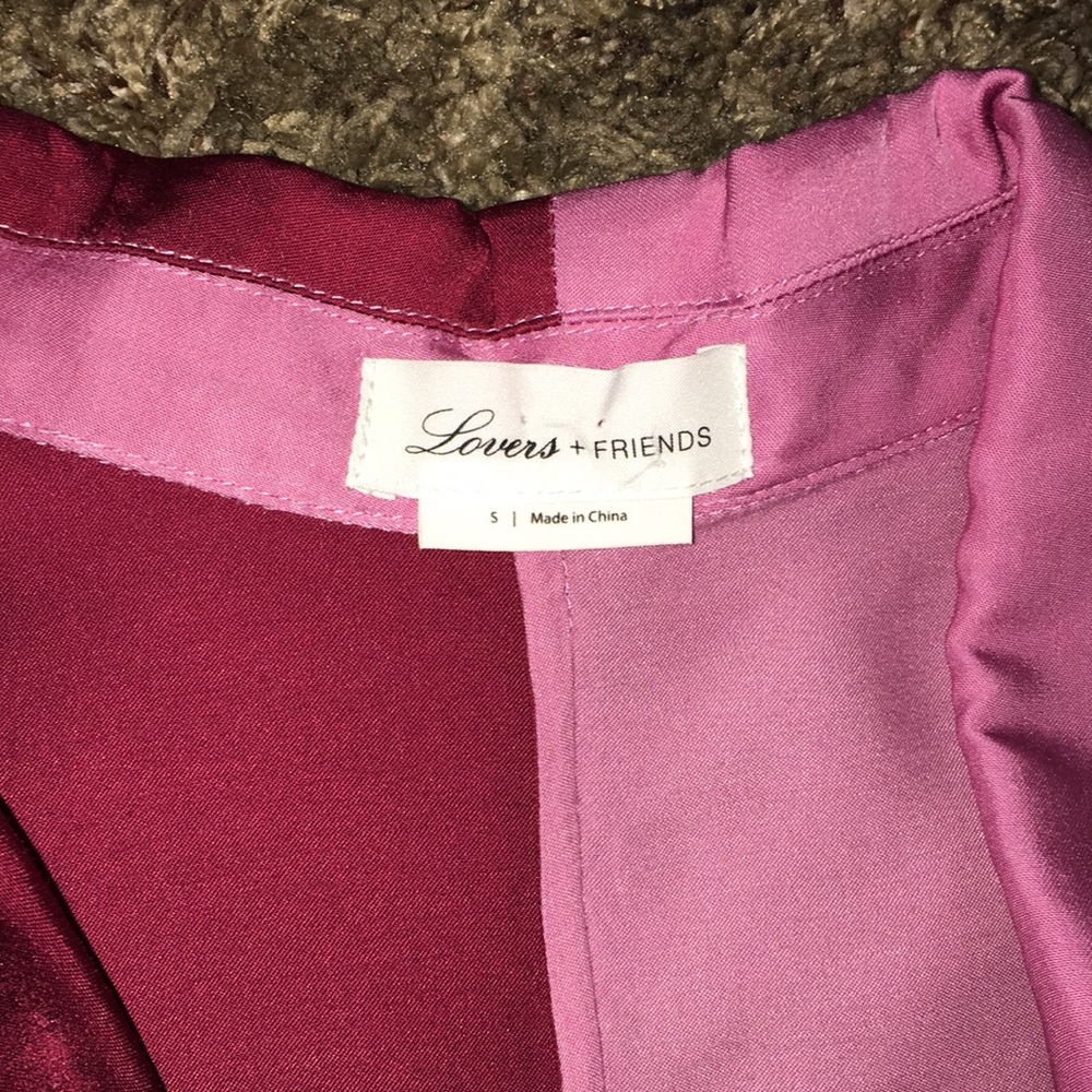 Lovers & Friends Color Block Button Front Shirt S… - image 6